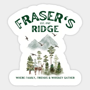 Fraser's Ridge Est 1767 Sticker